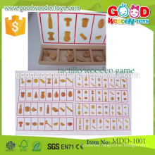 turn and learn shape sorter wooden educational toys OEM learning developmental toy for preschoolers tactile wooden game MDD-1